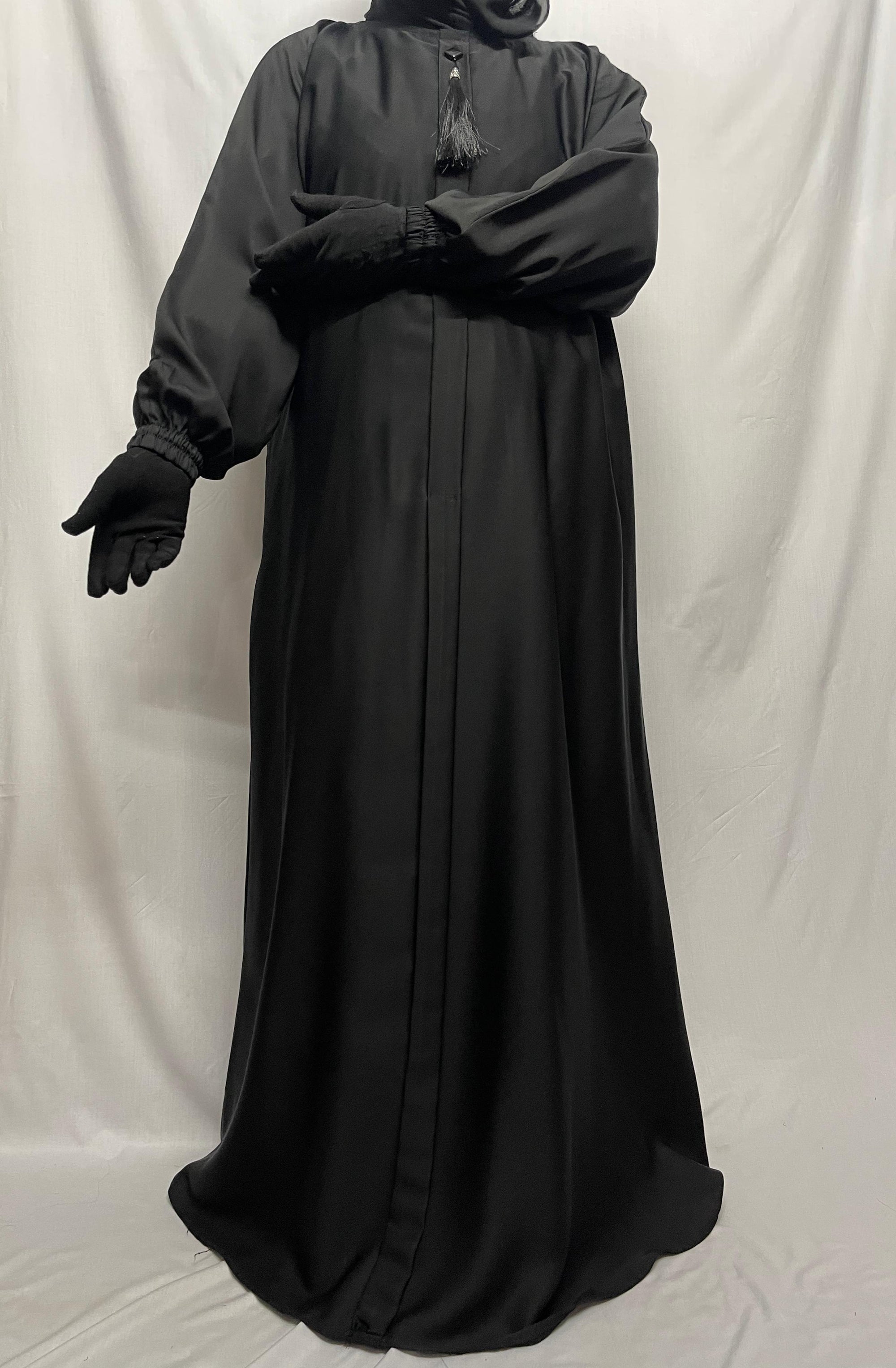 DZ-06 Premium Korean Nida Abaya -Soft and Flowy Fabric