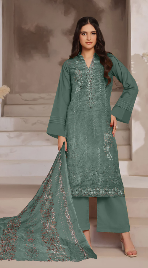 DZ 330 Embroidery Bana Dora Lawn Summer Collection