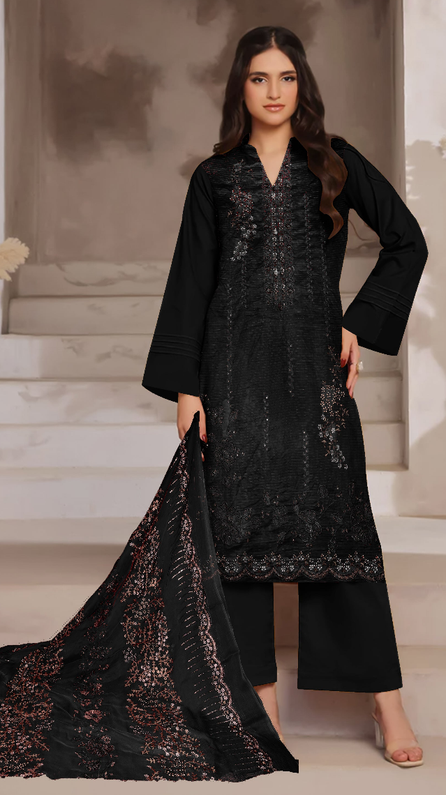 DZ 330 Embroidery Bana Dora Lawn Summer Collection