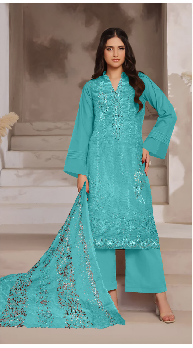 DZ 330 Embroidery Bana Dora Lawn Summer Collection