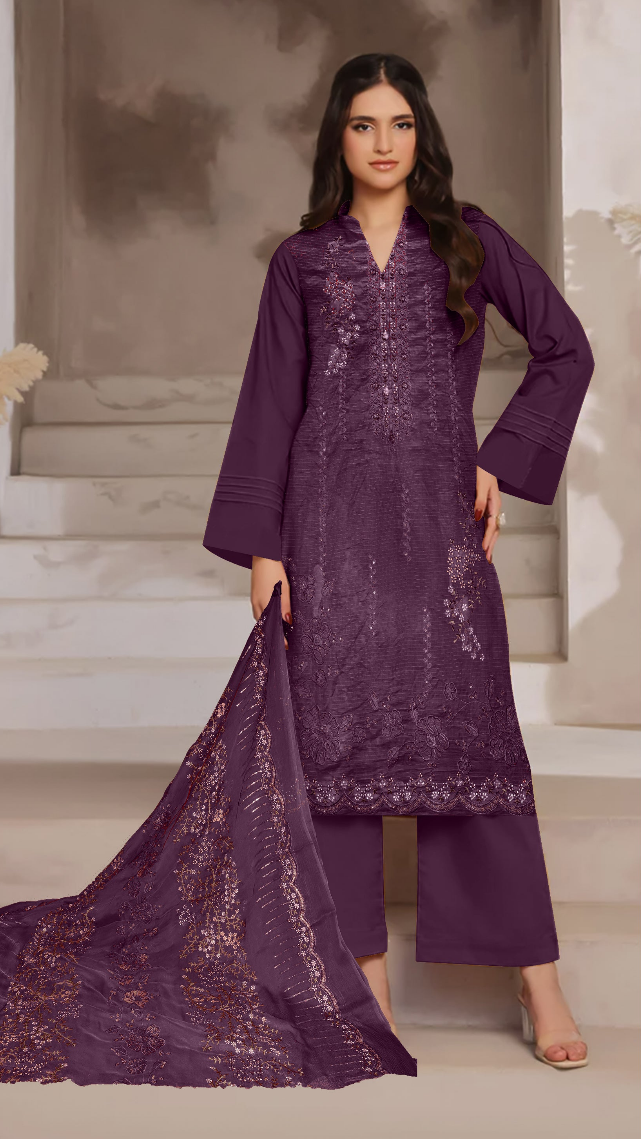 DZ 330 Embroidery Bana Dora Lawn Summer Collection