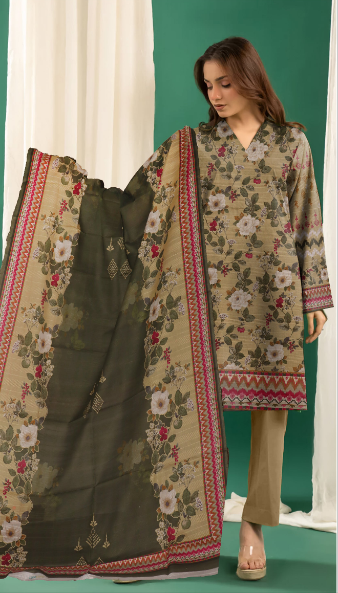 DZ-01 Airjet Printed Doria Lawn Luxury Collection