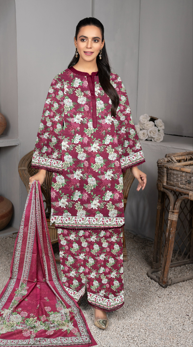 DZ-02 Airjet Digital All Over Luxury Collection (Dark Pink)