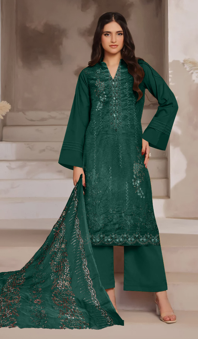 DZ 330 Embroidery Bana Dora Lawn Summer Collection