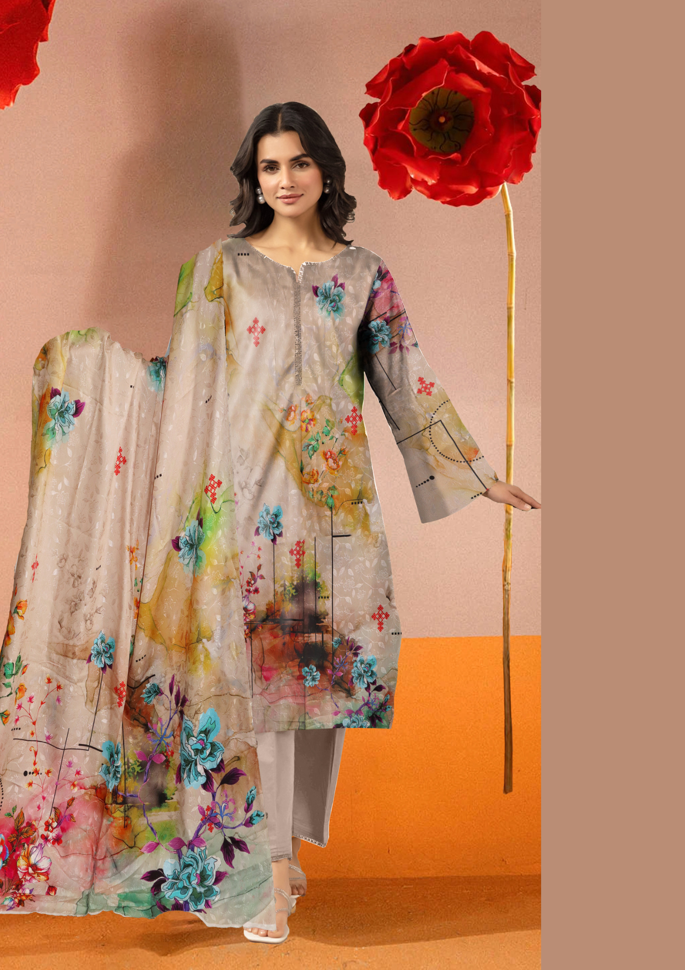 DZ-08 Air Jet Jacquart Bold Printed Luxury Collection