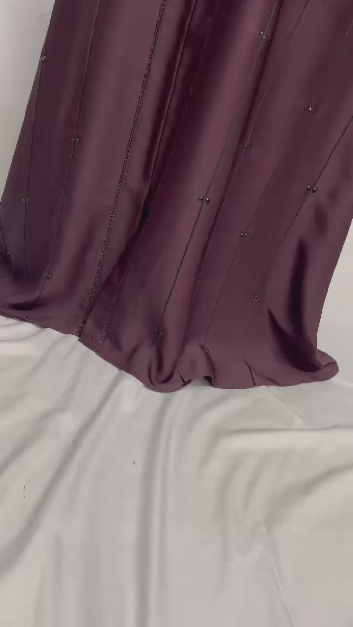 DZ-05 Premium Korean Nida Abaya -Soft and Flowy Fabric