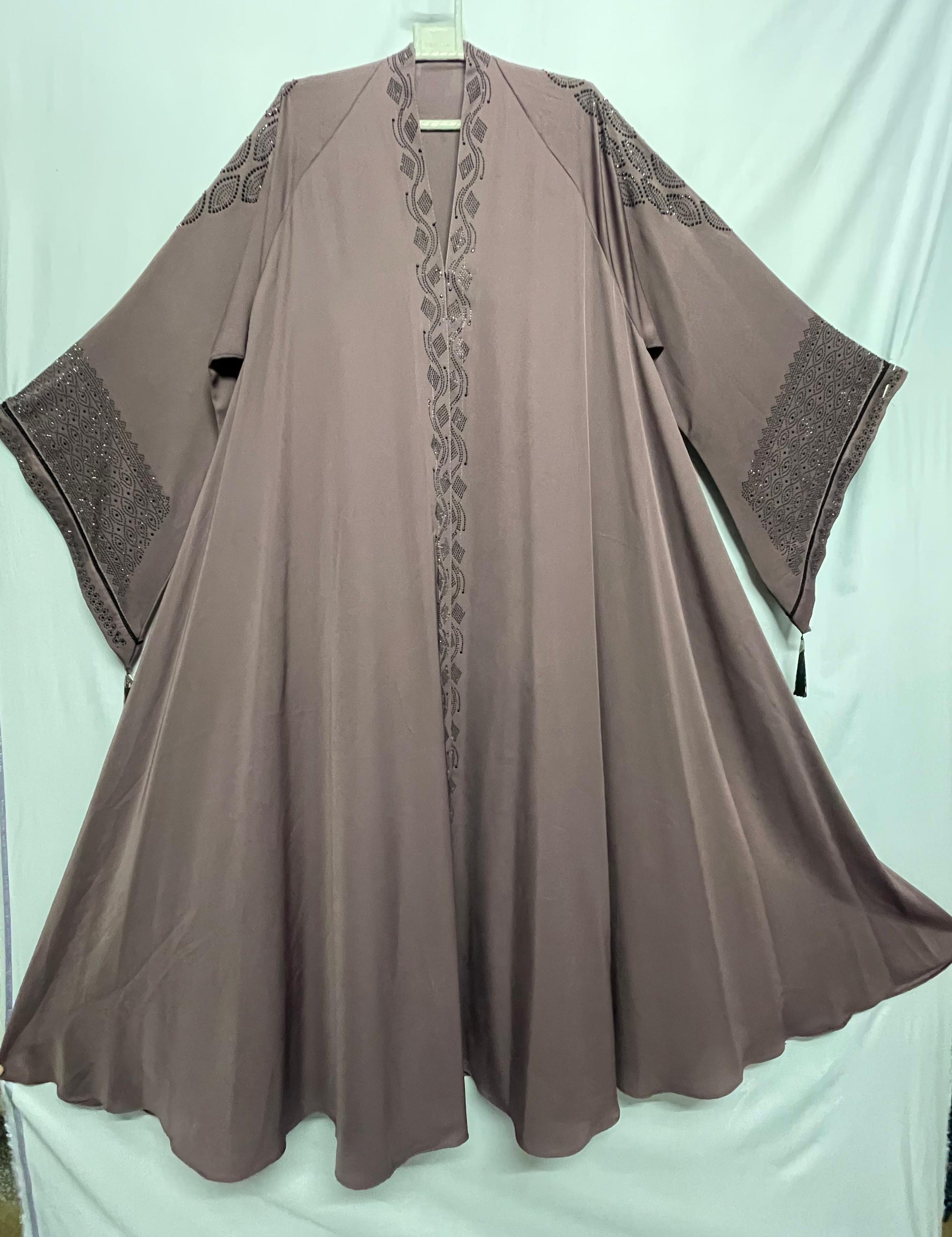 DZ-04 Premium Korean Nida Abaya -Soft and Flowy Fabric