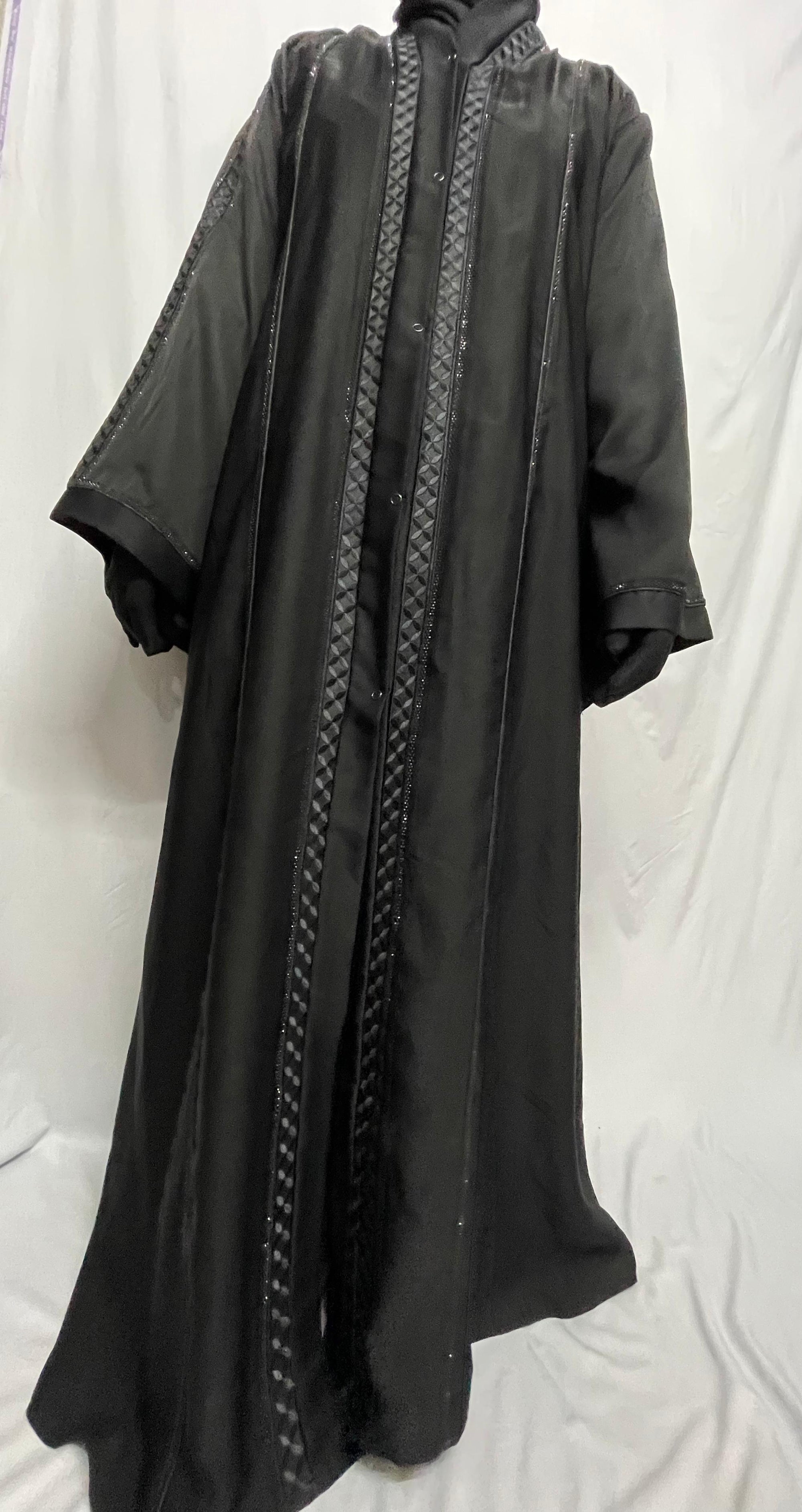 DZ-03 Premium Korean Nida Abaya -Soft and Flowy Fabric