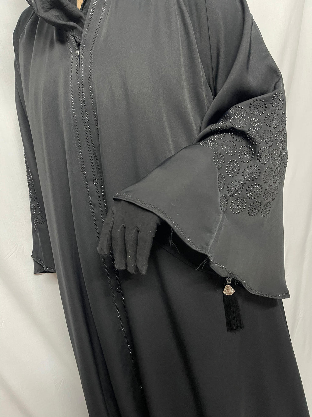 DZ-08 Premium Korean Nida Abaya -Soft and Flowy Fabric