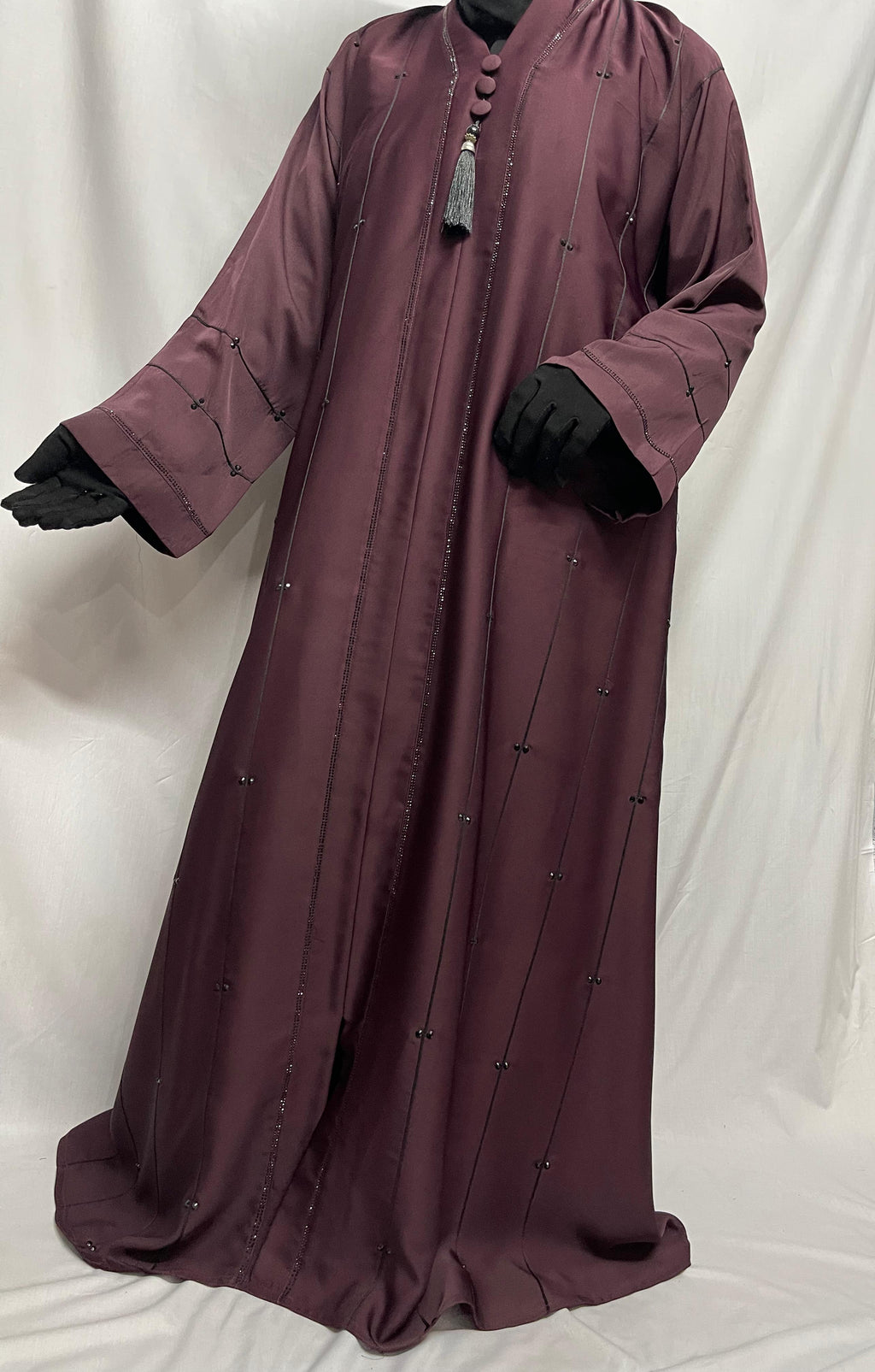 DZ-05 Premium Korean Nida Abaya -Soft and Flowy Fabric