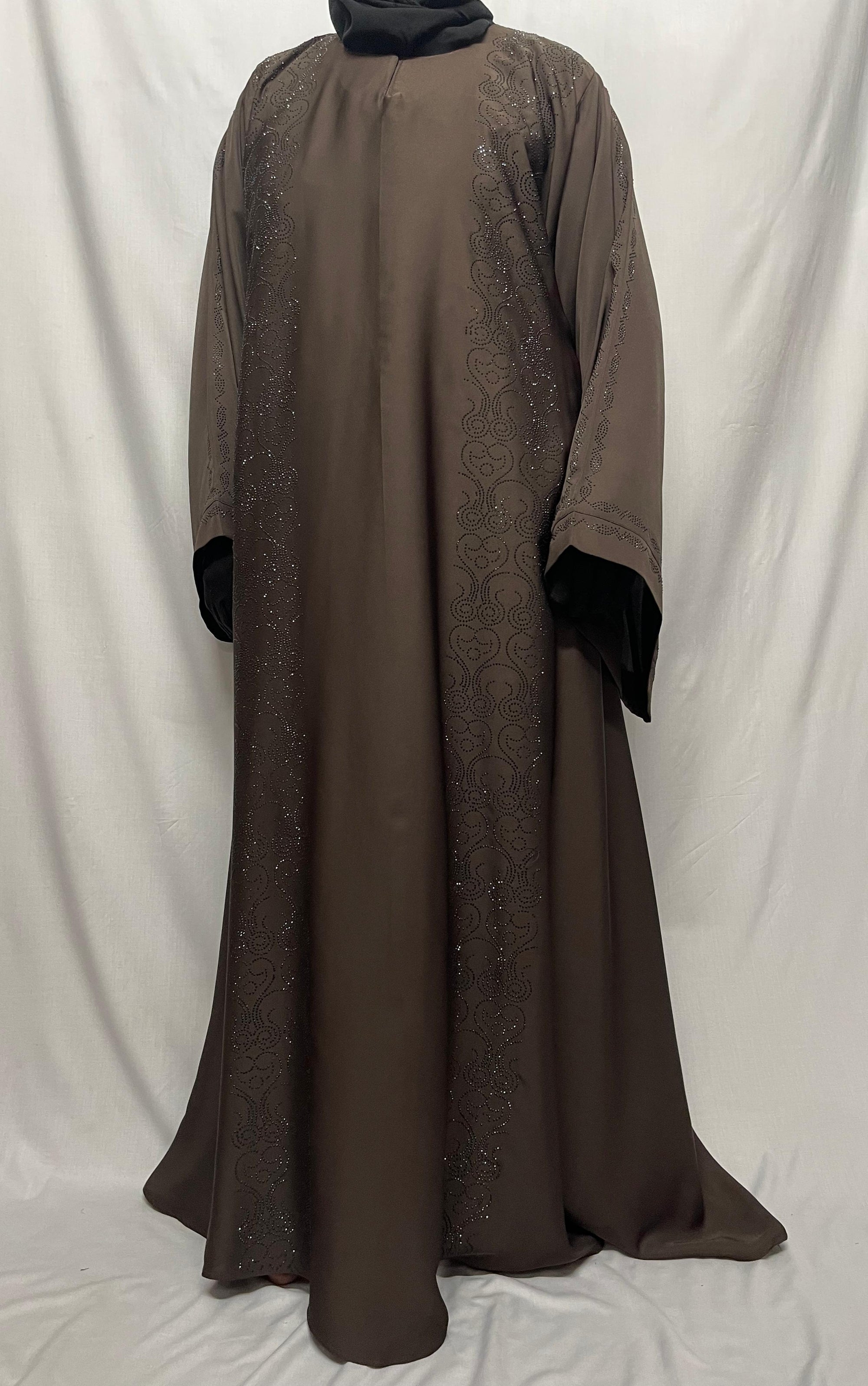 DZ-07 Premium Korean Nida Abaya -Soft and Flowy Fabrics