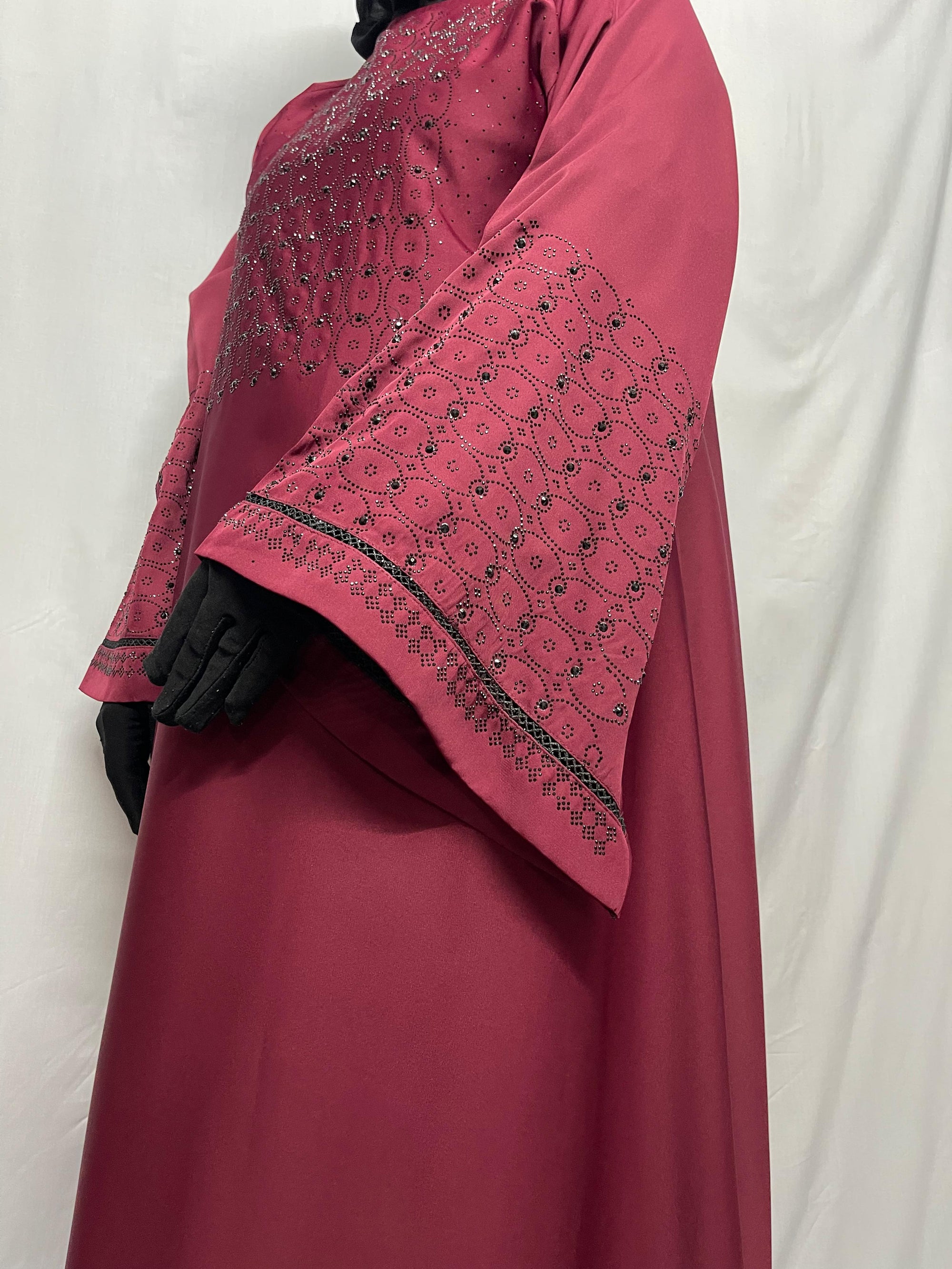 DZ-02 Premium Korean Nida Abaya -Soft and Flowy Fabric