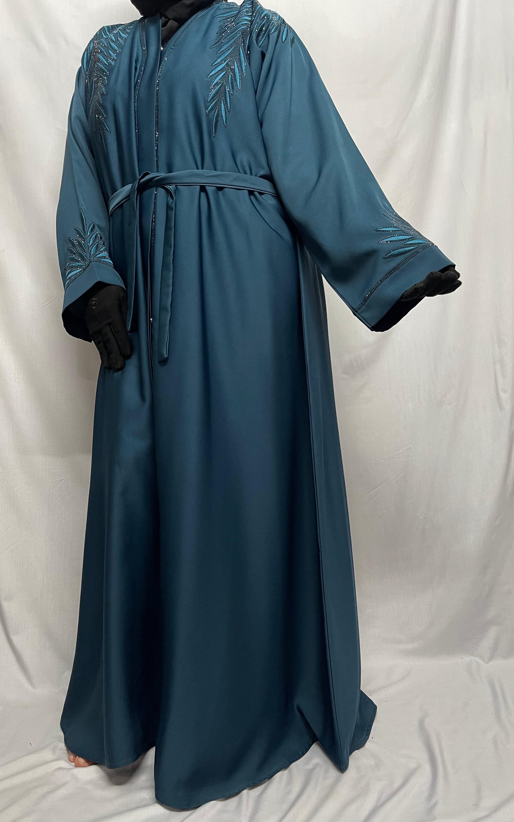 DZ-01 Premium Korean Nida Abaya - Soft & Flowy Fabric