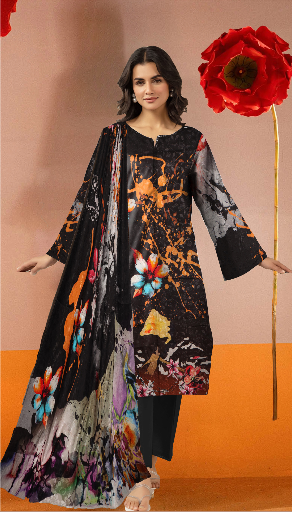 DZ-02 Air Jet Jacquart Bold Printed Luxury Collection